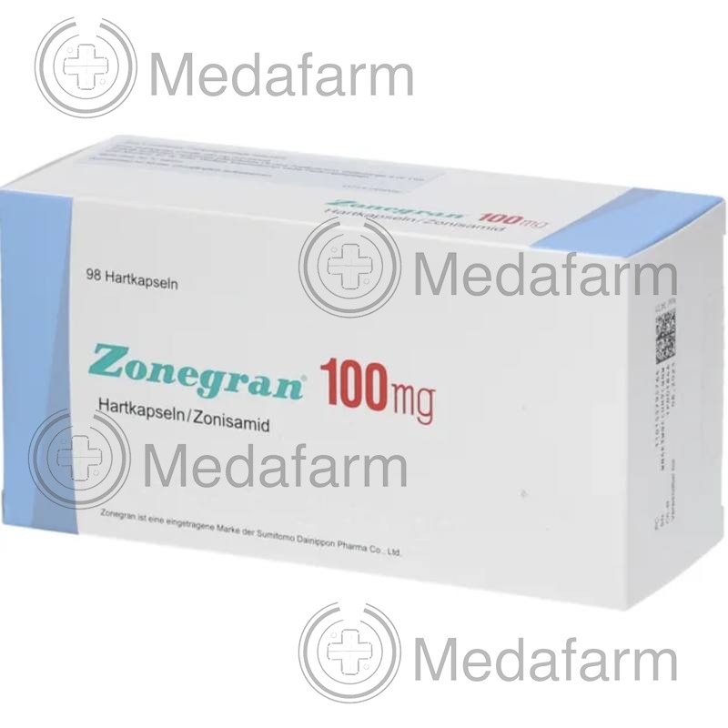 ЗОНЕГРАН / ZONEGRAN 100 мг тв. капс. 98 шт