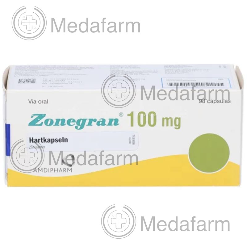 ЗОНЕГРАН / ZONEGRAN 100 мг тв. капс. 98 шт