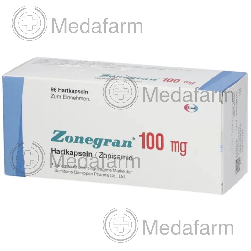 ЗОНЕГРАН / ZONEGRAN 100 мг тв. капс. 98 шт