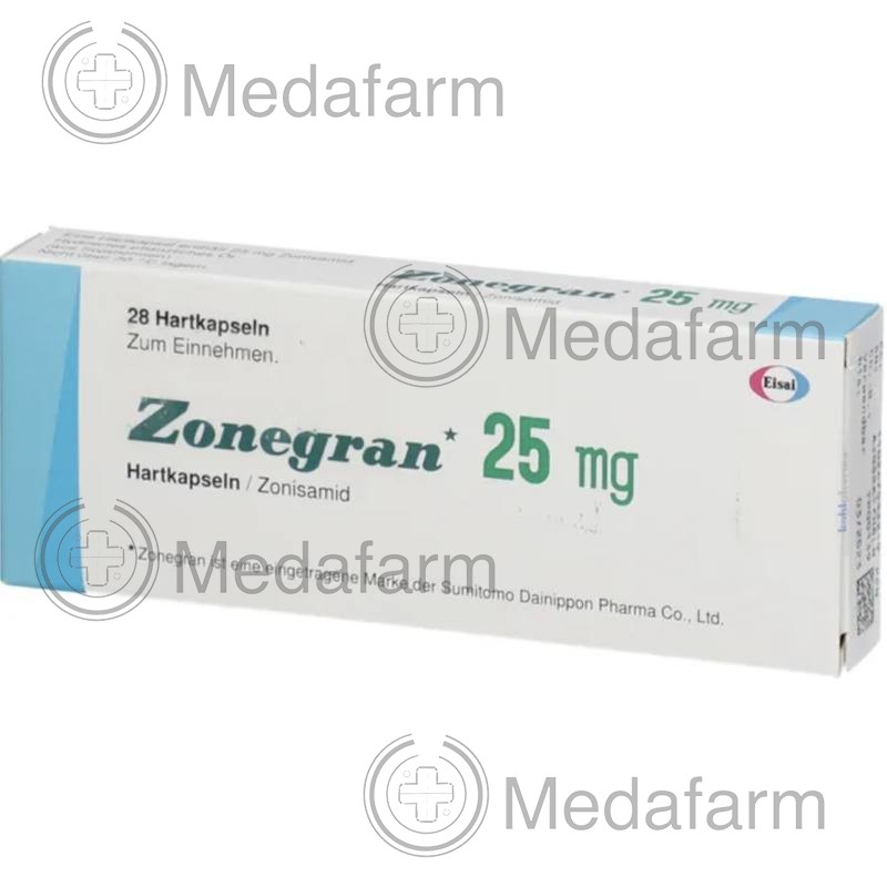 ЗОНЕГРАН / ZONEGRAN 25 мг тв. капс. 28 шт