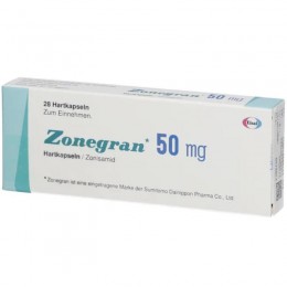 ЗОНЕГРАН / ZONEGRAN 50 мг тв. капс. 28 шт