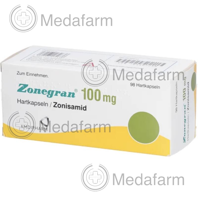 ЗОНЕГРАН / ZONEGRAN 100 мг тв. капс. 98 шт