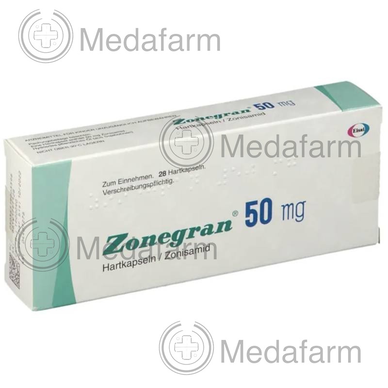 ЗОНЕГРАН / ZONEGRAN 50 мг тв. капс. 28 шт